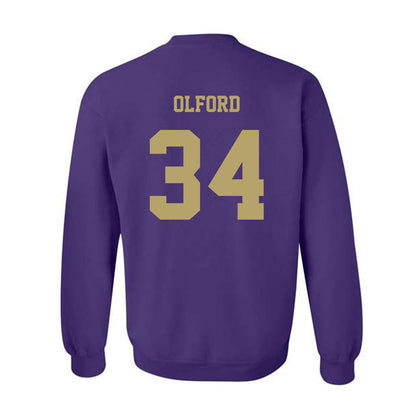 JMU - NCAA Football : Jamal Olford - Fashion Shersey Crewneck Sweatshirt-1