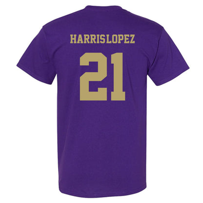JMU - NCAA Football : Curtis Harris-Lopez - Fashion Shersey T-Shirt-1