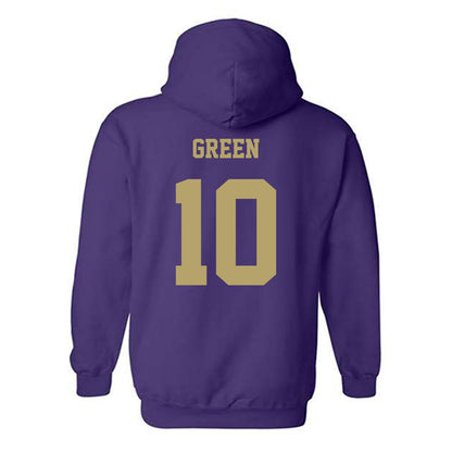 JMU - Football Alumni : Jalen Green - Fashion Shersey Hooded Sweatshirt-1