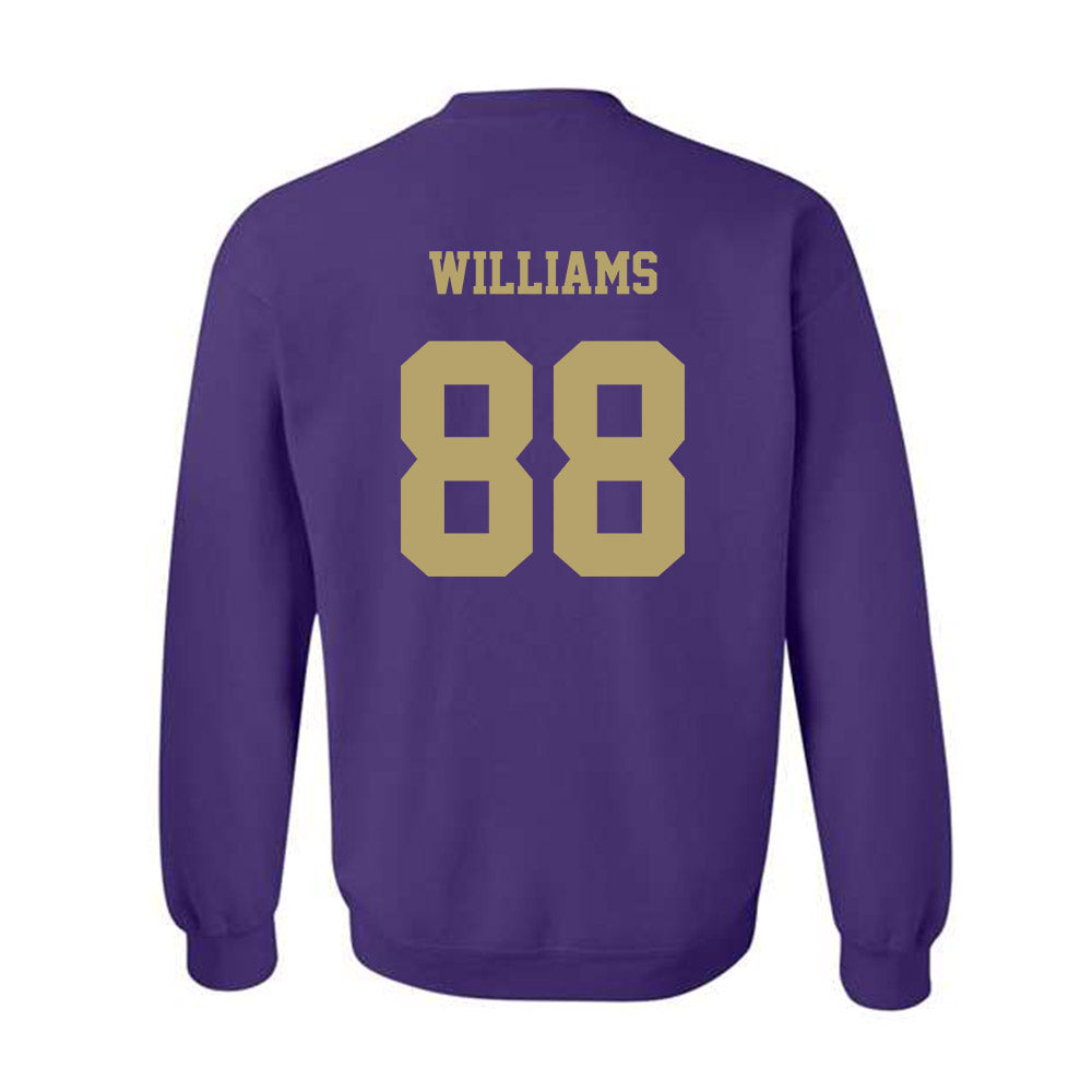 JMU - NCAA Football : Dylan Williams - Fashion Shersey Crewneck Sweatshirt-1