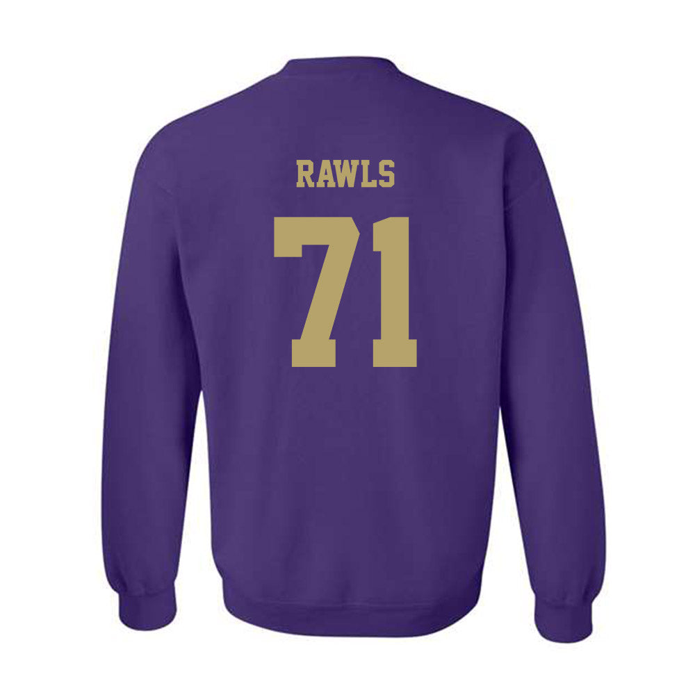 JMU - NCAA Football : Deacon Rawls - Fashion Shersey Crewneck Sweatshirt-1