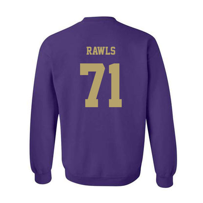JMU - NCAA Football : Deacon Rawls - Fashion Shersey Crewneck Sweatshirt-1