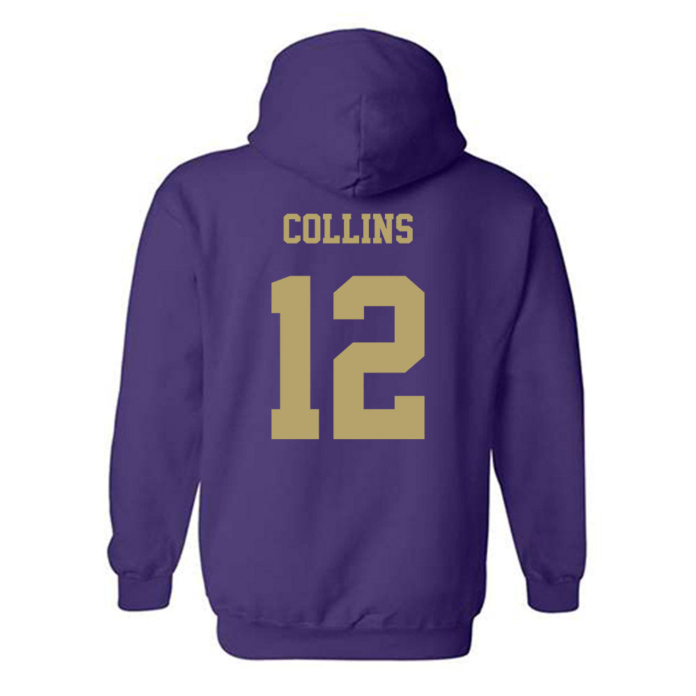 JMU - NCAA Football : Zaron Collins - Fashion Shersey Hooded Sweatshirt-1