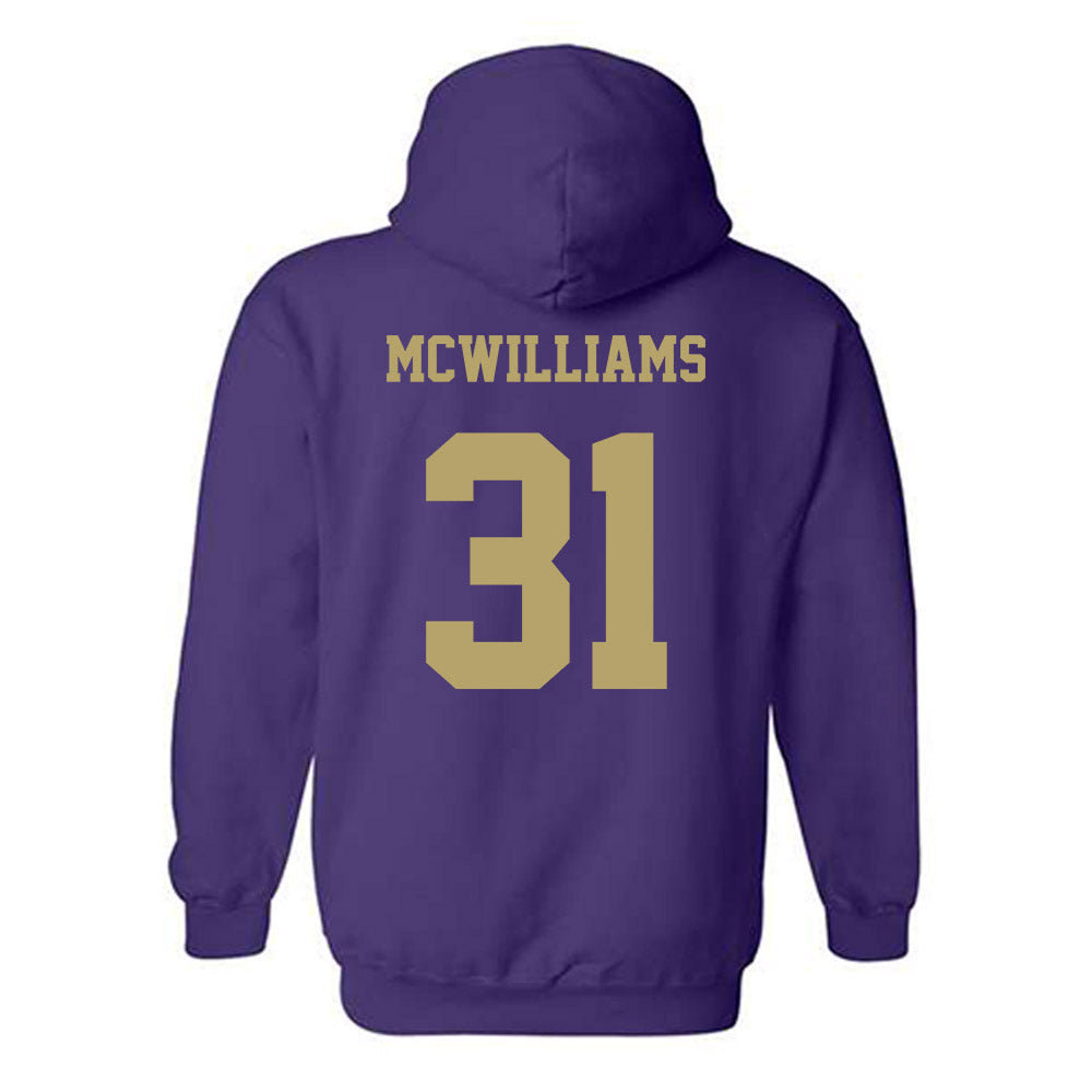 JMU - NCAA Football : Roddrey McWilliams - Fashion Shersey Hooded Sweatshirt-1