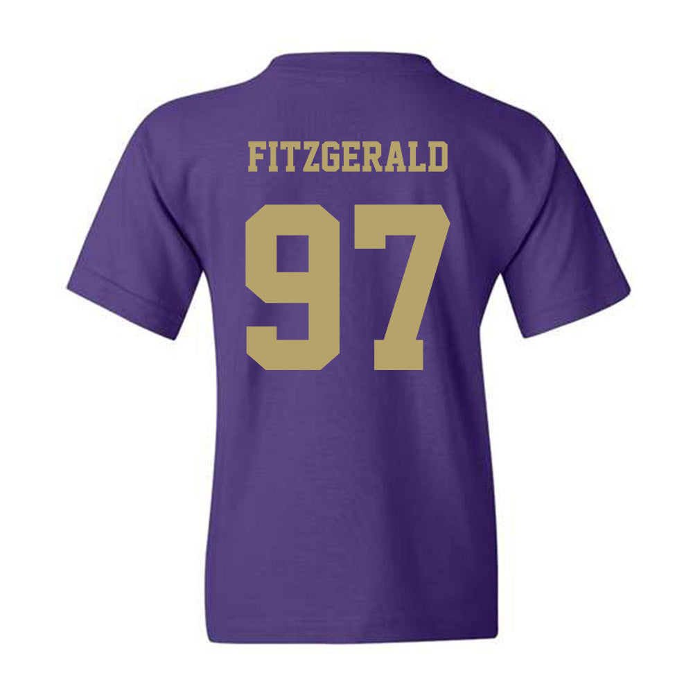 JMU - NCAA Football : Christopher Fitzgerald - Fashion Shersey Youth T-Shirt