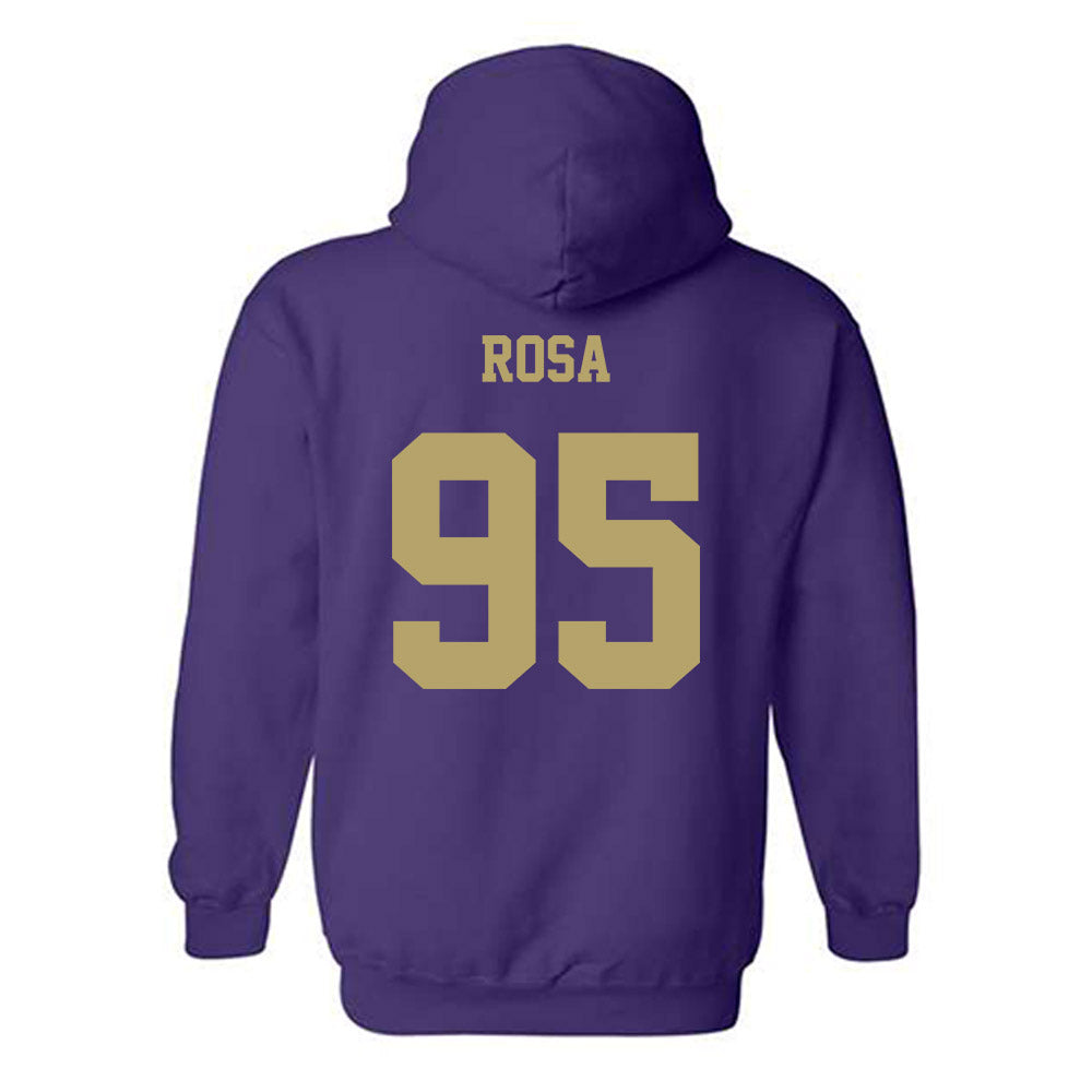 JMU - NCAA Football : Cristiano Rosa - Fashion Shersey Hooded Sweatshirt-1