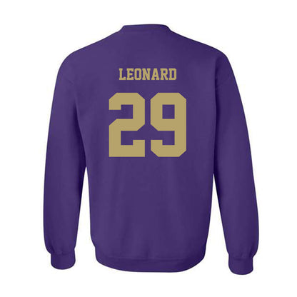 JMU - NCAA Football : Tre Leonard - Fashion Shersey Crewneck Sweatshirt-1