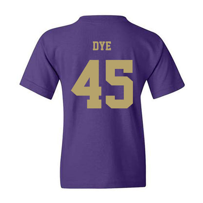 JMU - NCAA Football : Trashon Dye - Fashion Shersey Youth T-Shirt-1