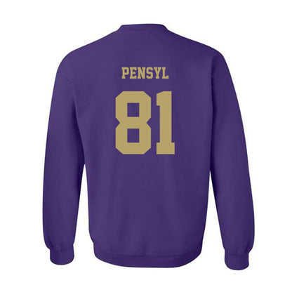 JMU - NCAA Football : Chase Pensyl - Fashion Shersey Crewneck Sweatshirt-1