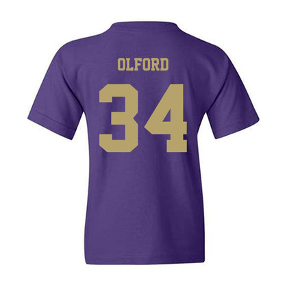 JMU - NCAA Football : Jamal Olford - Fashion Shersey Youth T-Shirt-1