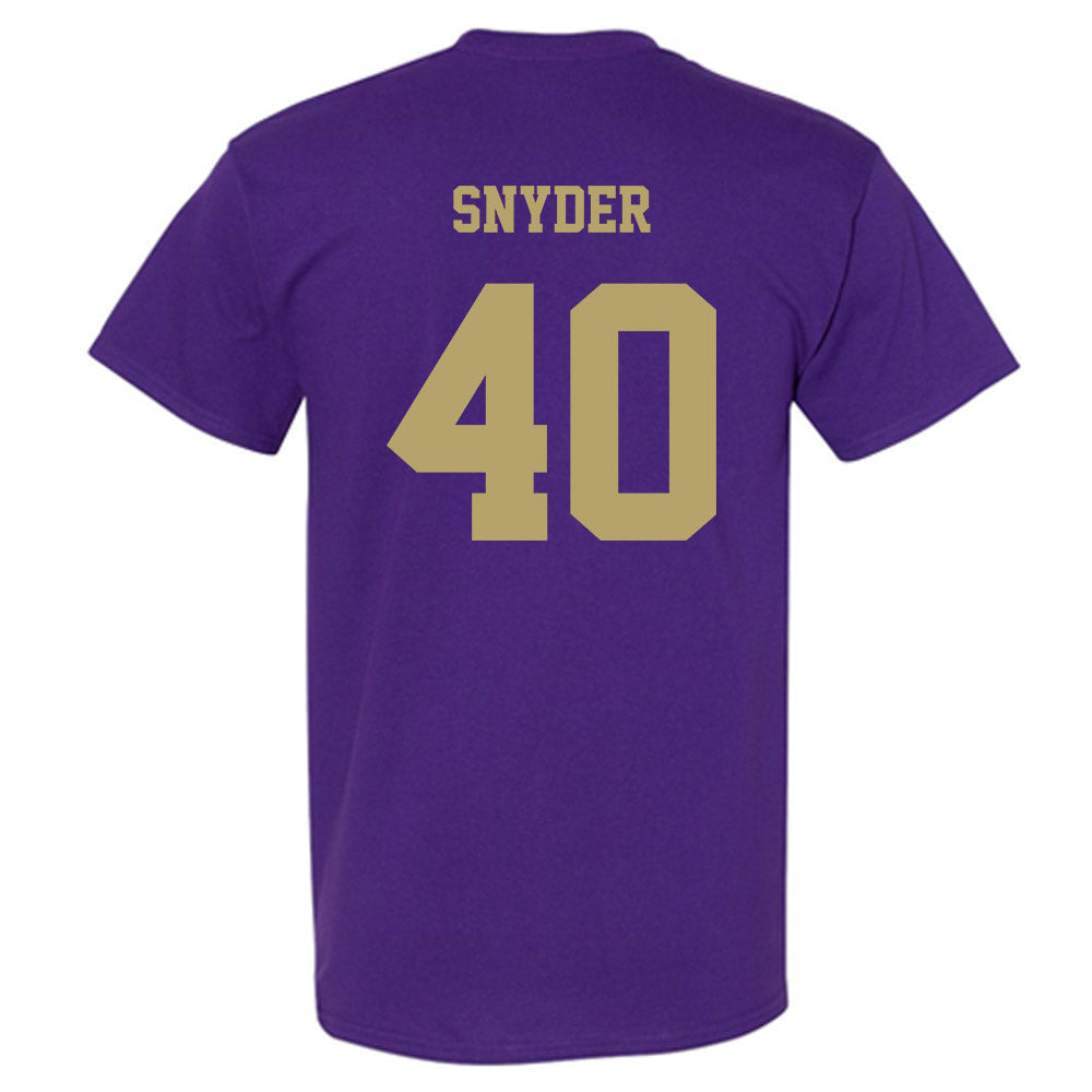 JMU - NCAA Football : Jackson Snyder - Fashion Shersey T-Shirt-1