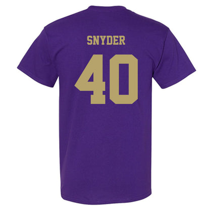JMU - NCAA Football : Jackson Snyder - Fashion Shersey T-Shirt-1
