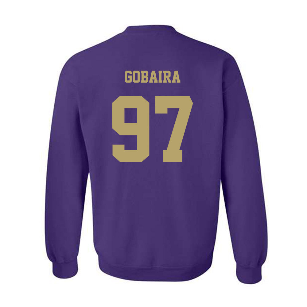 JMU - NCAA Football : Aiden Gobaira - Fashion Shersey Crewneck Sweatshirt-1