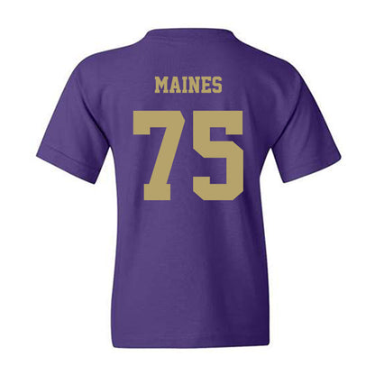 JMU - NCAA Football : Wyatt Maines - Fashion Shersey Youth T-Shirt-1