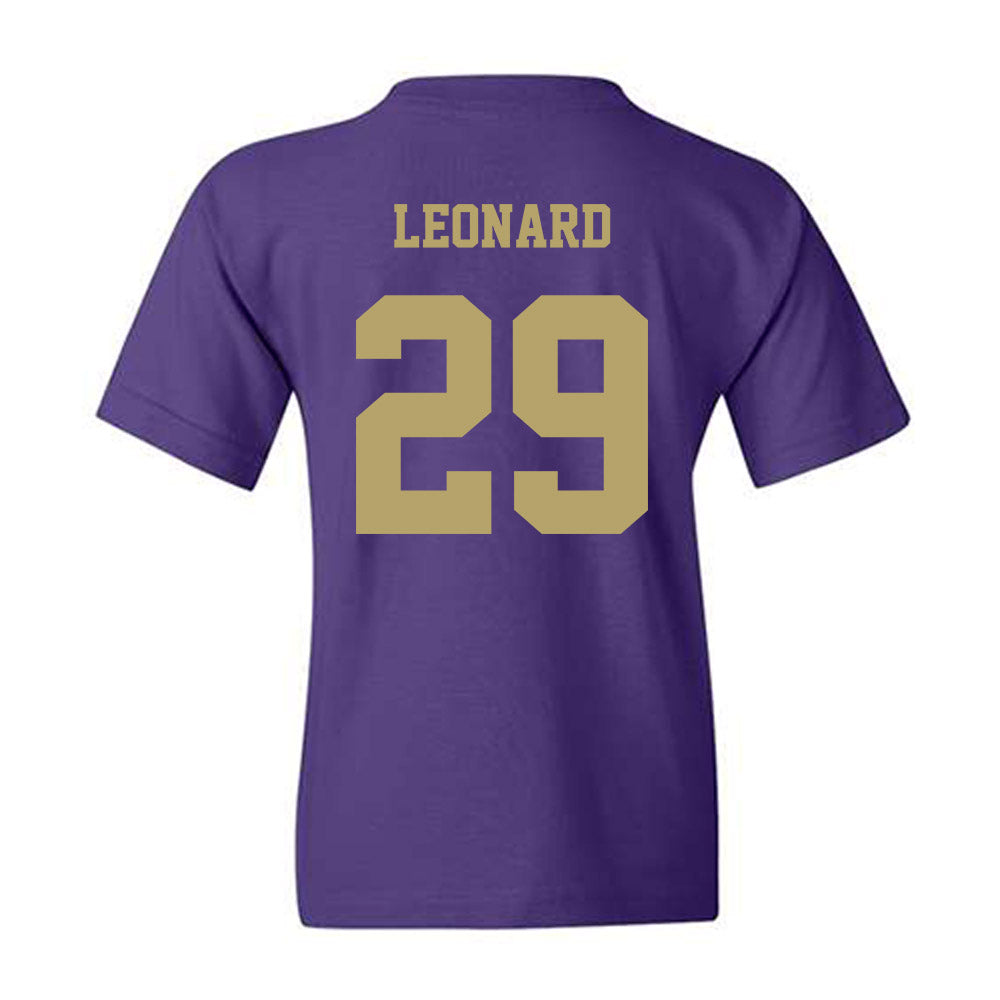 JMU - NCAA Football : Tre Leonard - Fashion Shersey Youth T-Shirt-1