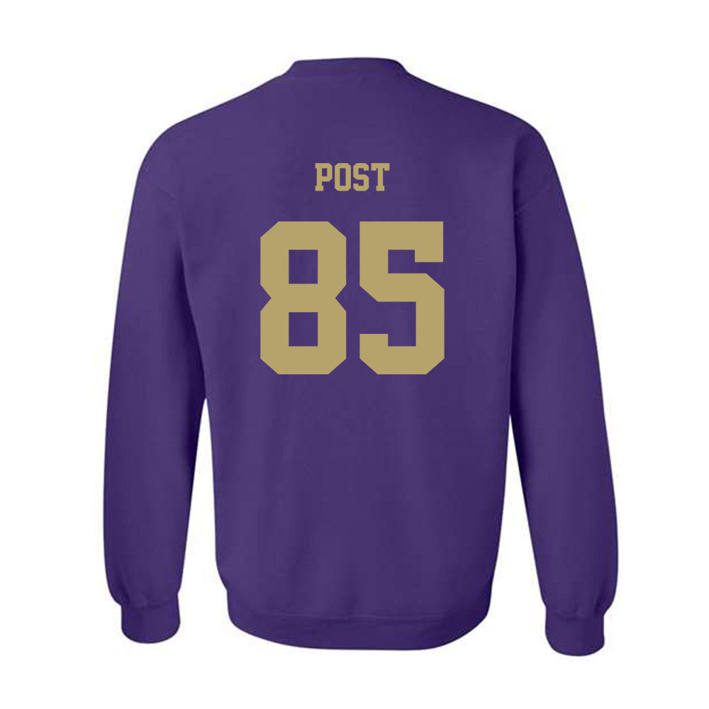 JMU - NCAA Football : Ryder Post - Fashion Shersey Crewneck Sweatshirt-1