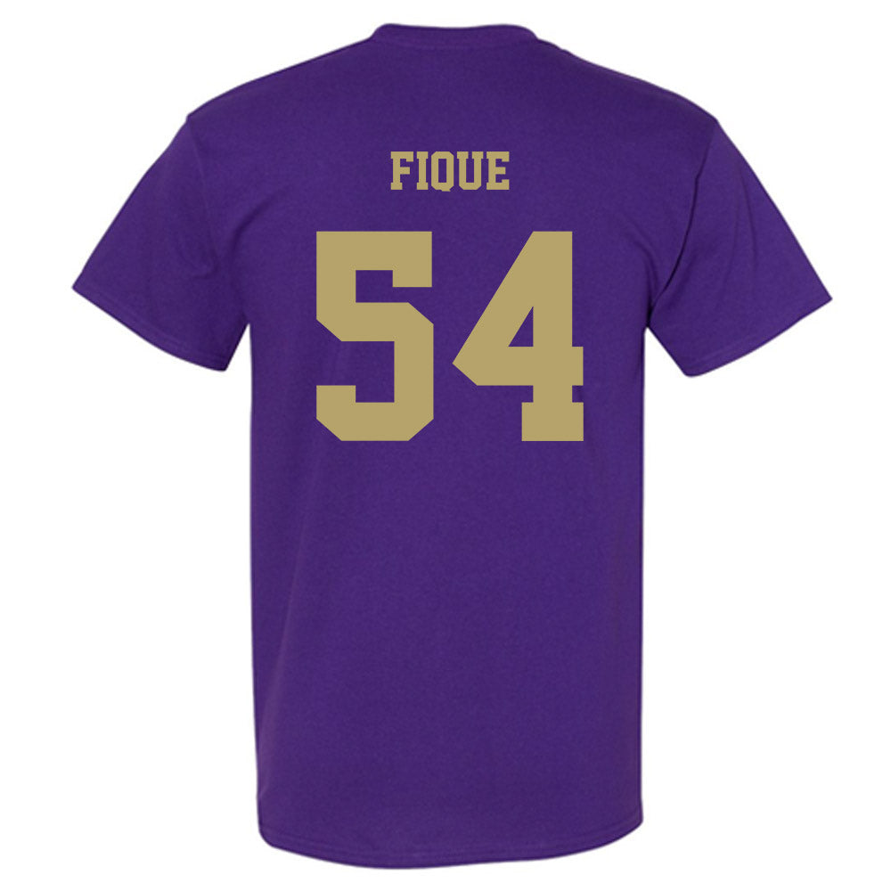 JMU - NCAA Football : Brandon Fique - Fashion Shersey T-Shirt-1