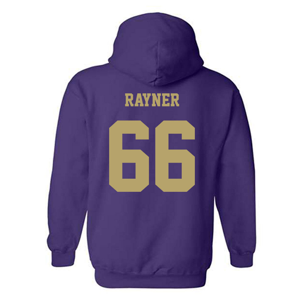 JMU - NCAA Football : JD Rayner - Fashion Shersey Hooded Sweatshirt-1