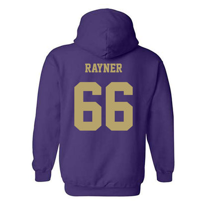 JMU - NCAA Football : JD Rayner - Fashion Shersey Hooded Sweatshirt-1