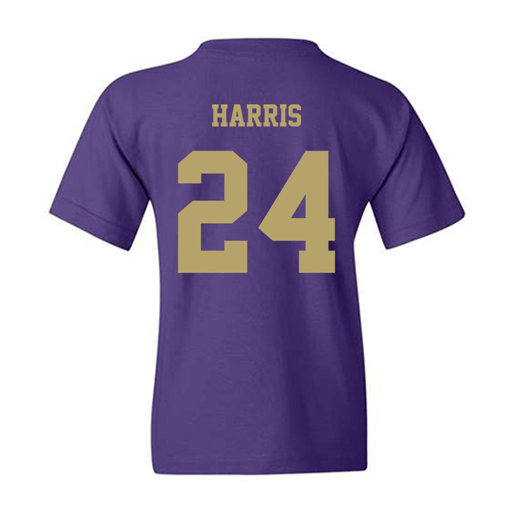 JMU - NCAA Football : Phillip Harris - Fashion Shersey Youth T-Shirt-1