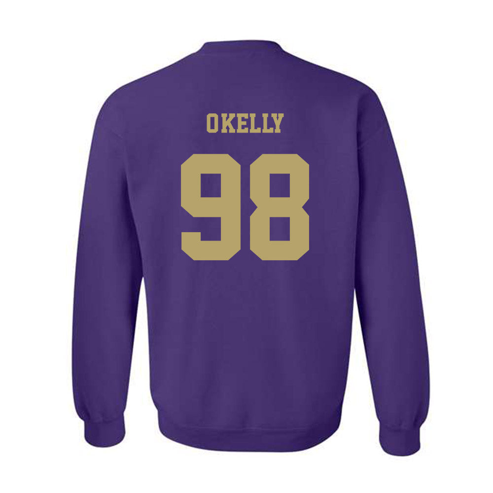 JMU - Football Alumni : Harry O'Kelly - Fashion Shersey Crewneck Sweatshirt-1