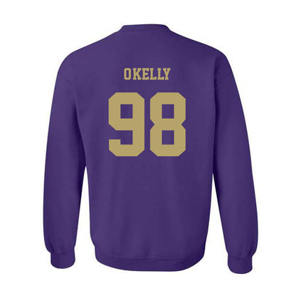 JMU - Football Alumni : Harry O'Kelly - Fashion Shersey Crewneck Sweatshirt-1