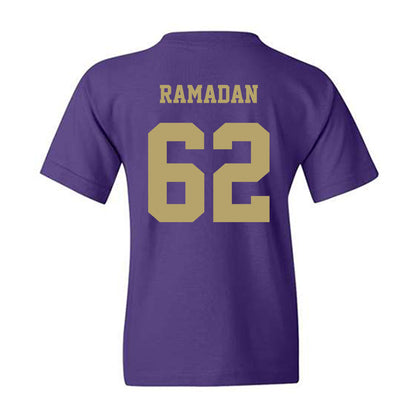 JMU - NCAA Football : Ibraheem Ramadan - Fashion Shersey Youth T-Shirt-1