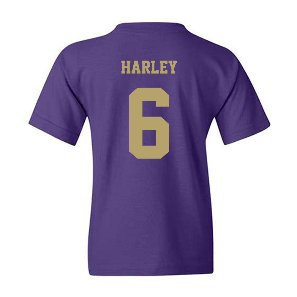 JMU - NCAA Football : Chantz Harley - Fashion Shersey Youth T-Shirt-1
