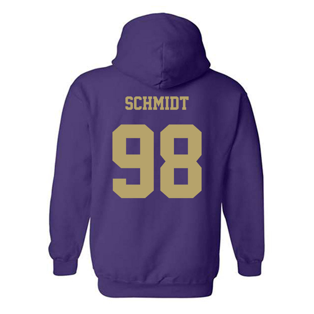 JMU - NCAA Football : Turner Schmidt - Fashion Shersey Hooded Sweatshirt-1