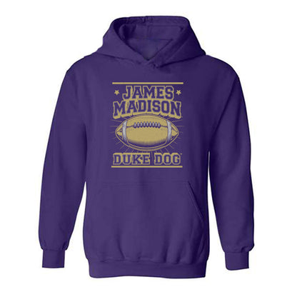 JMU - NCAA Football : Milton Ferguson - Fashion Shersey Hooded Sweatshirt-0