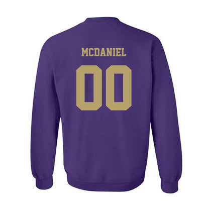 JMU - NCAA Women's Basketball : Peyton McDaniel - Fashion Shersey Crewneck Sweatshirt-1