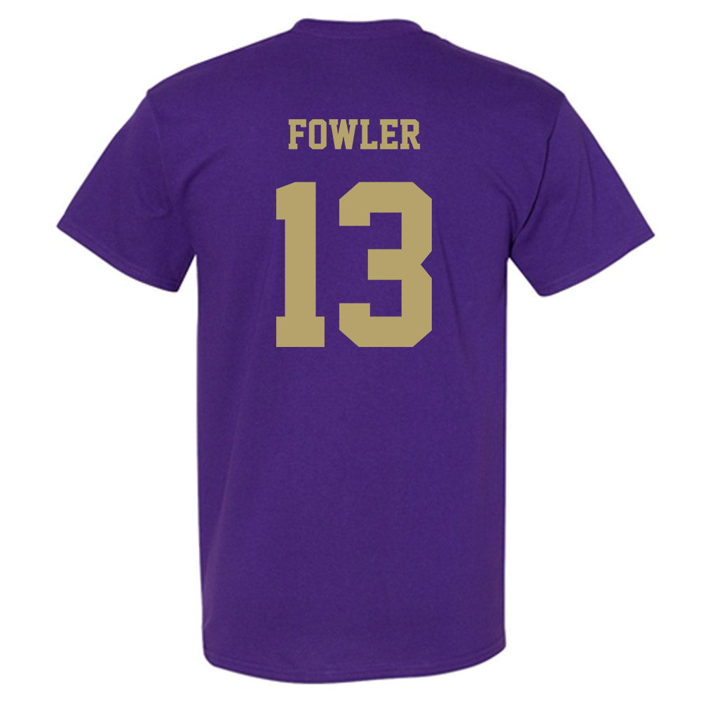 JMU - NCAA Men's Basketball : Preston Fowler - Fashion Shersey T-Shirt-1