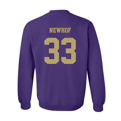JMU - NCAA Men's Basketball : Gabe Newhof - Fashion Shersey Crewneck Sweatshirt-1