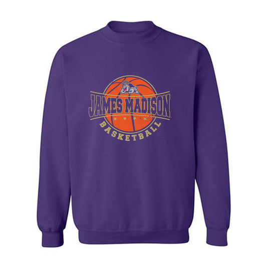 JMU - NCAA Men's Basketball : Aj Smith - Fashion Shersey Crewneck Sweatshirt