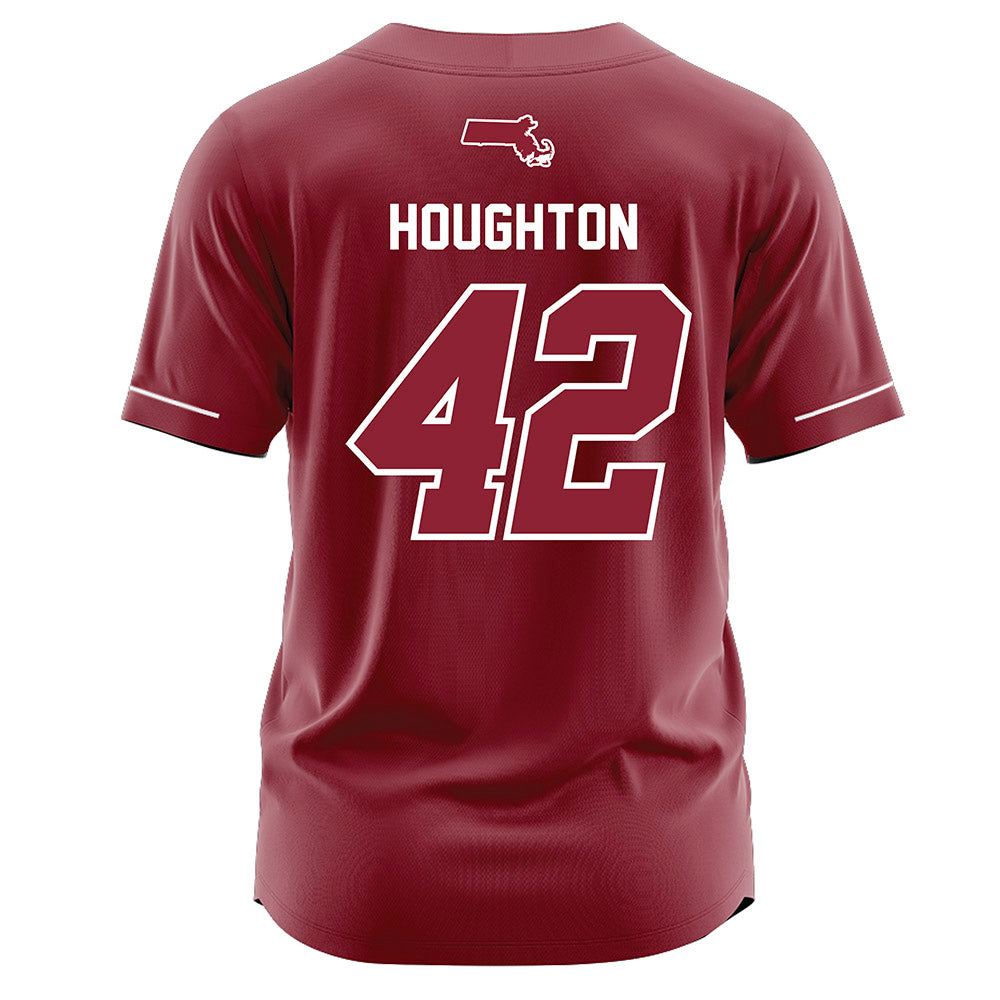 UMass - NCAA Baseball : Andrew Houghton - Burgundy Jersey