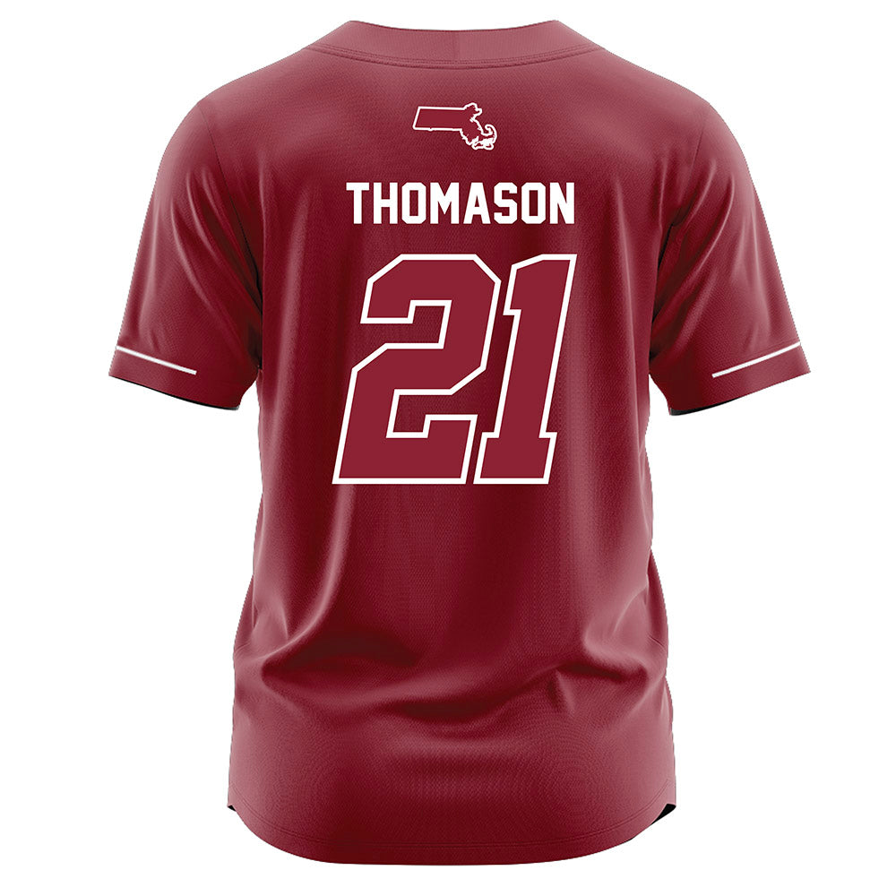 UMass - NCAA Baseball : Ben Thomason - Burgundy Jersey