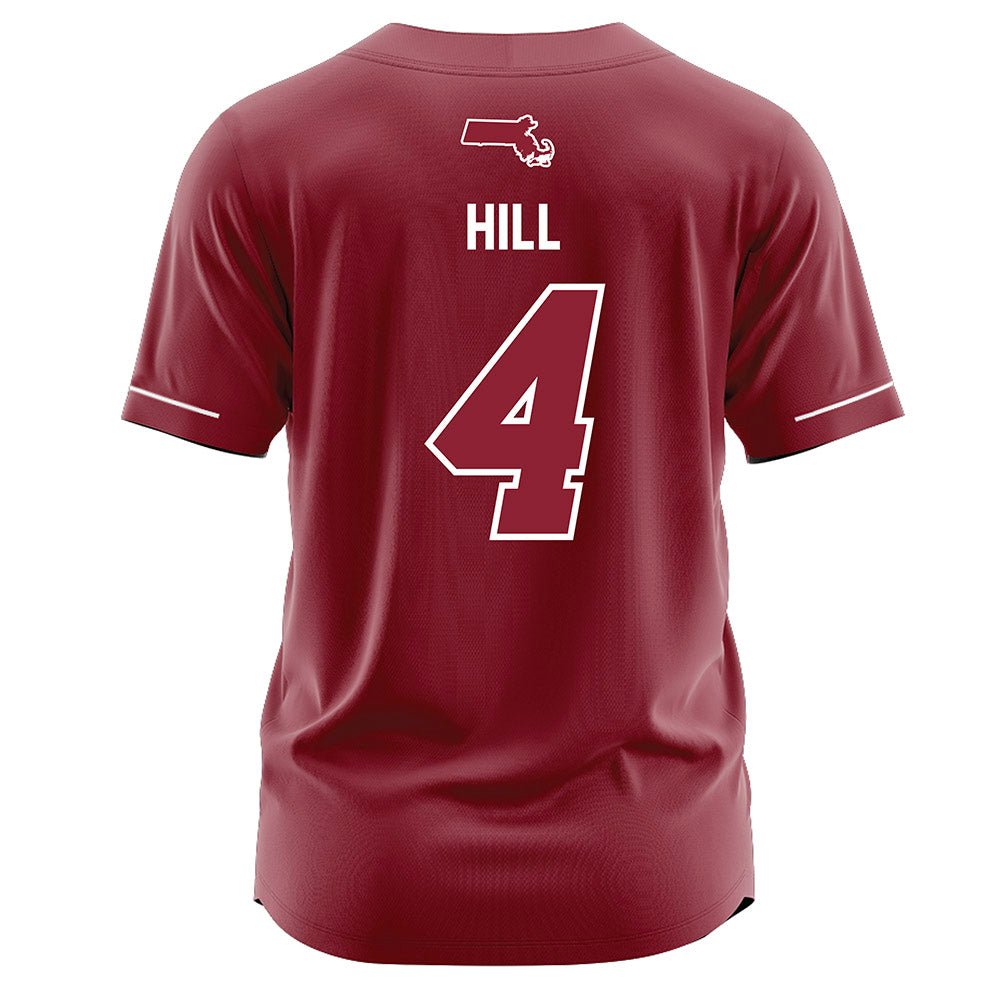 UMass - NCAA Baseball : Sam Hill - Burgundy Jersey
