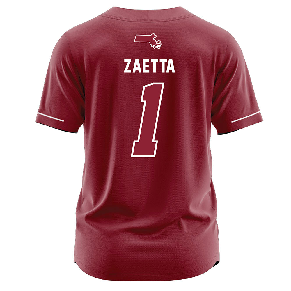 UMass - NCAA Baseball : Zack Zaetta - Burgundy Jersey