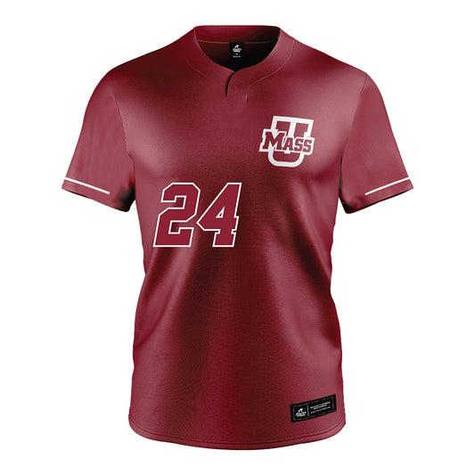 UMass - NCAA Baseball : Matt Travisano - Burgundy Jersey