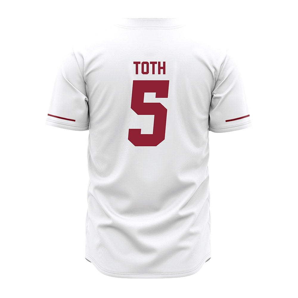 UMass - NCAA Baseball : Michael Toth - White Jersey