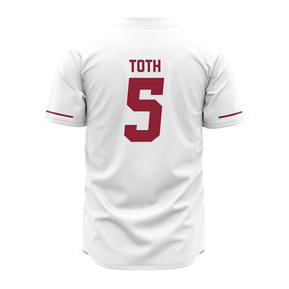 UMass - NCAA Baseball : Michael Toth - White Jersey