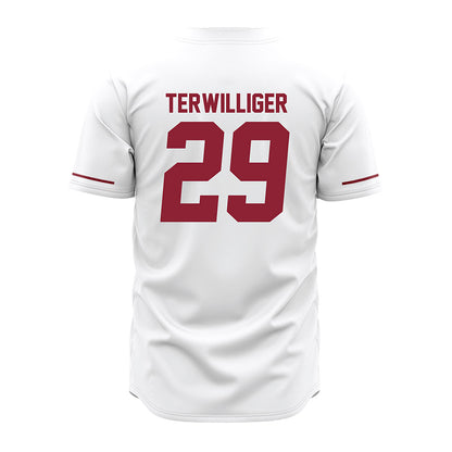 UMass - NCAA Baseball : Dylan Terwilliger - White Jersey