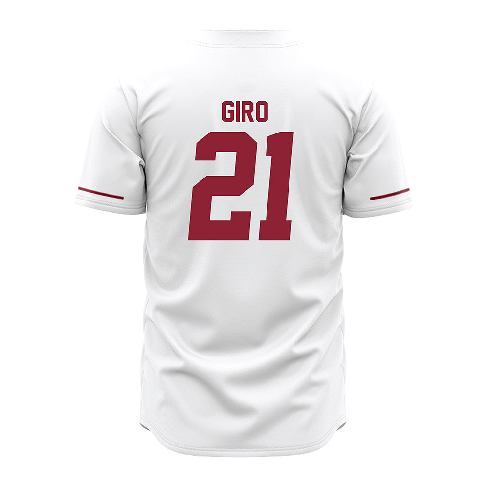UMass - NCAA Baseball : Kai Giro - White Jersey-1