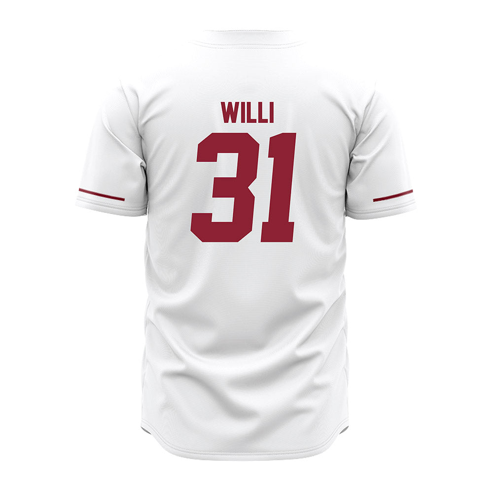 UMass - NCAA Baseball : Marc Willi - White Jersey