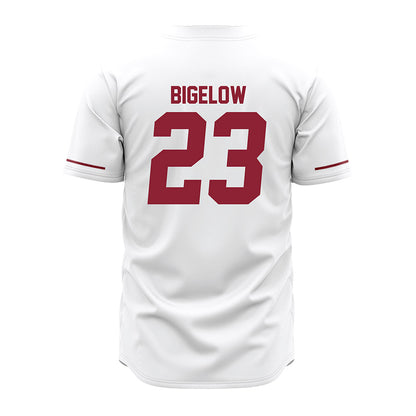 UMass - NCAA Baseball : Leif Bigelow - White Jersey