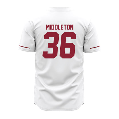 UMass - NCAA Baseball : Andrew Middleton - White Jersey