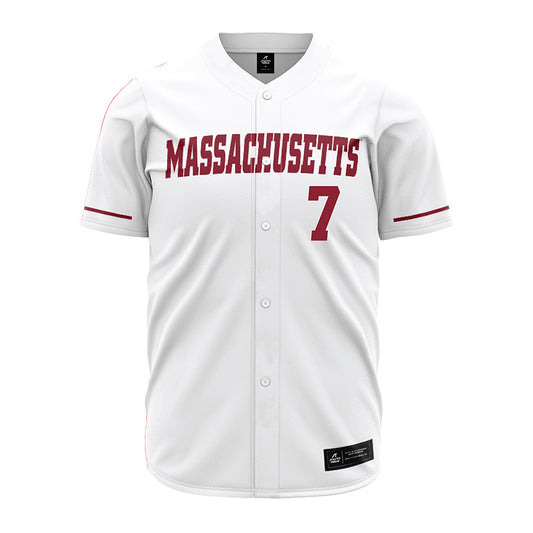 UMass - NCAA Baseball : Anthony Tirado - White Jersey