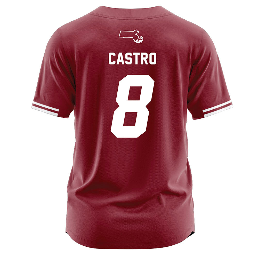 UMass - NCAA Softball : Lydia Castro - Burgundy Softball Jersey