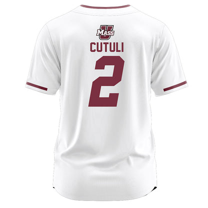 UMass - NCAA Softball : Olivia Cutuli - White Jersey-1