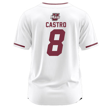 UMass - NCAA Softball : Lydia Castro - White Softball Jersey